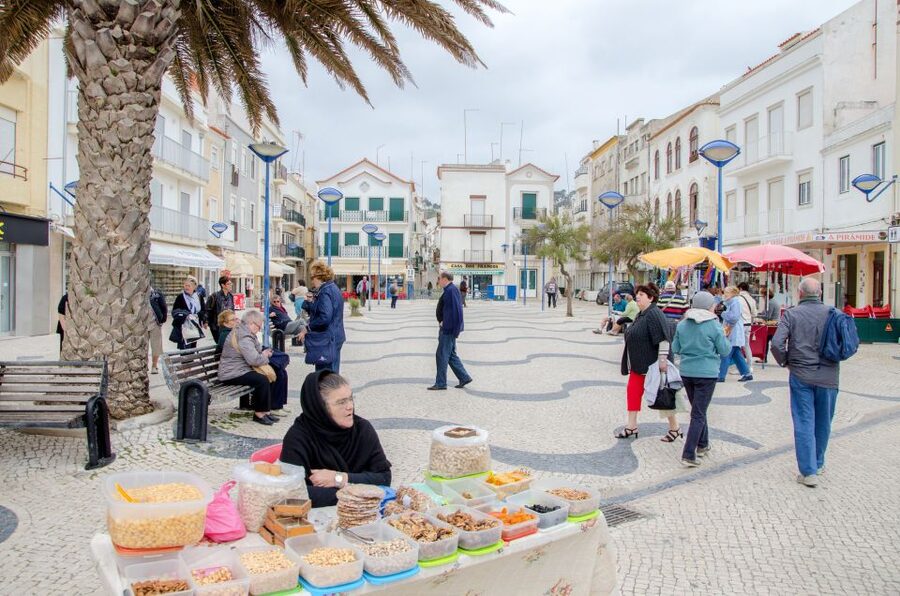 Fátima, Óbidos and the Atlantic Coast Day Tour from Lisbon - Nazaré cliffs viewpoint and lunch time: the surf-famous break