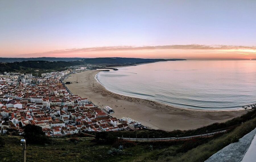 Fatima , Polski Przewodnik , Aljustrel , Nazare , Obidos - Praia do Norte viewpoint and Nazaré Canyon views