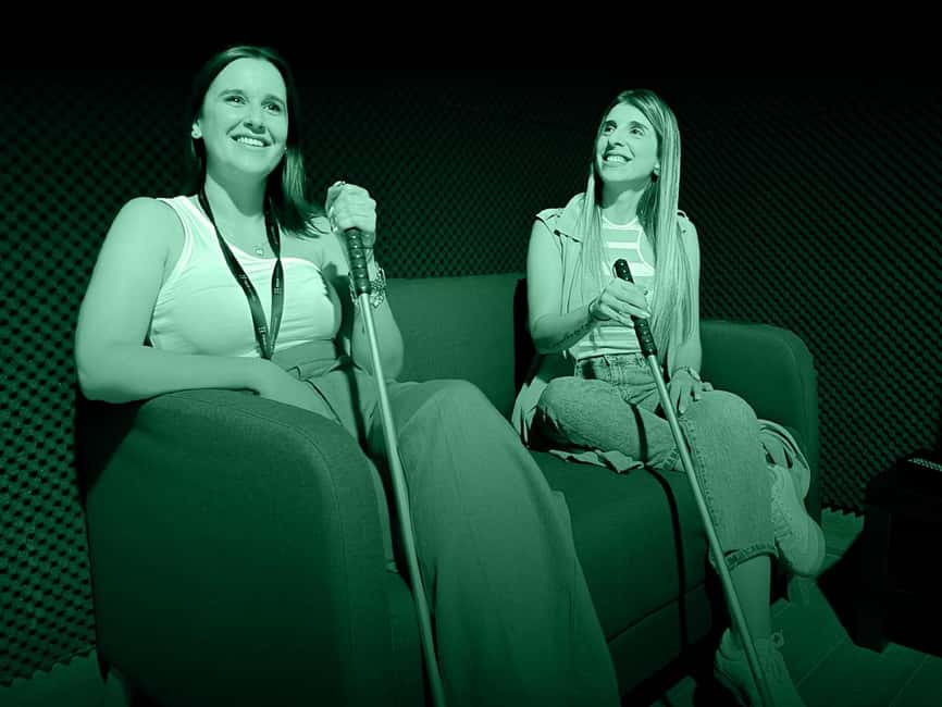FOUR SENSES: The Immersive Experience in the Dark – Faro - The one-hour dark route: what happens from check-in to final questions
