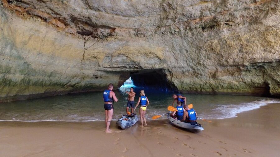 From Albufeira: Benagil Hidden Caves Tour by Kayak - Natural Arch of Albandeira: the “photo stops” that feel alive