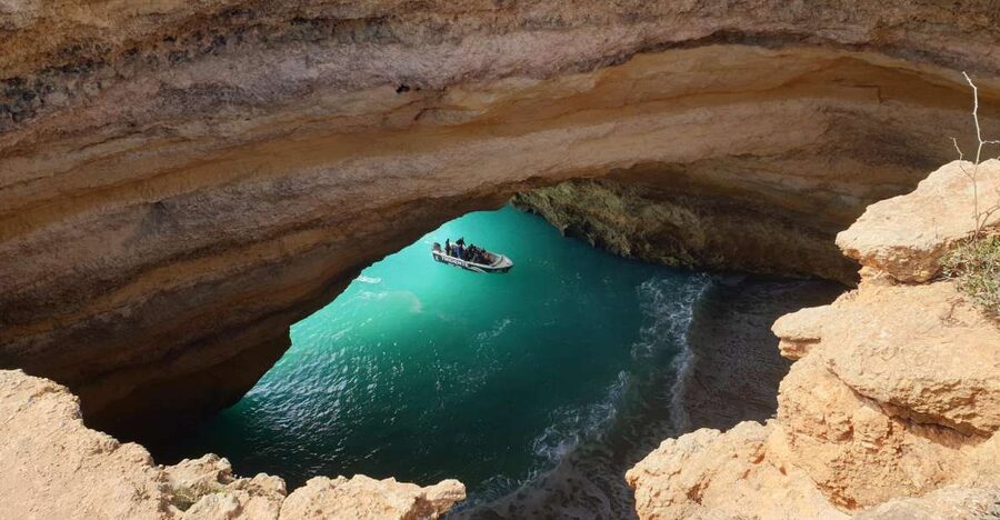 From Armação de Pêra: Benagil Caves and Beaches Boat Tour - The one-hour route: caves, arches, and wild beaches in sequence