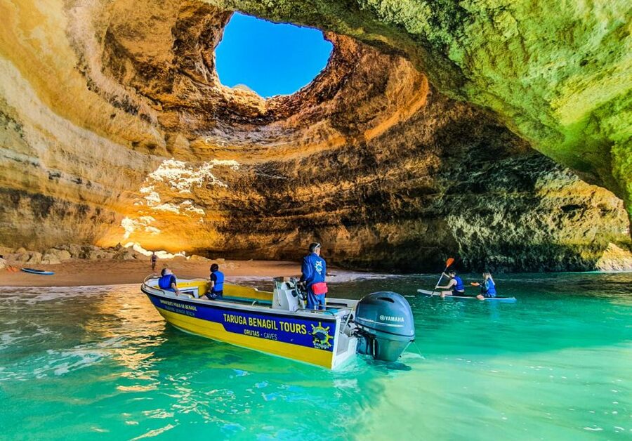 From Benagil: Benagil Cave & Marinha Beach Express Tour - Praia da Marinha: a classic Algarve shoreline moment