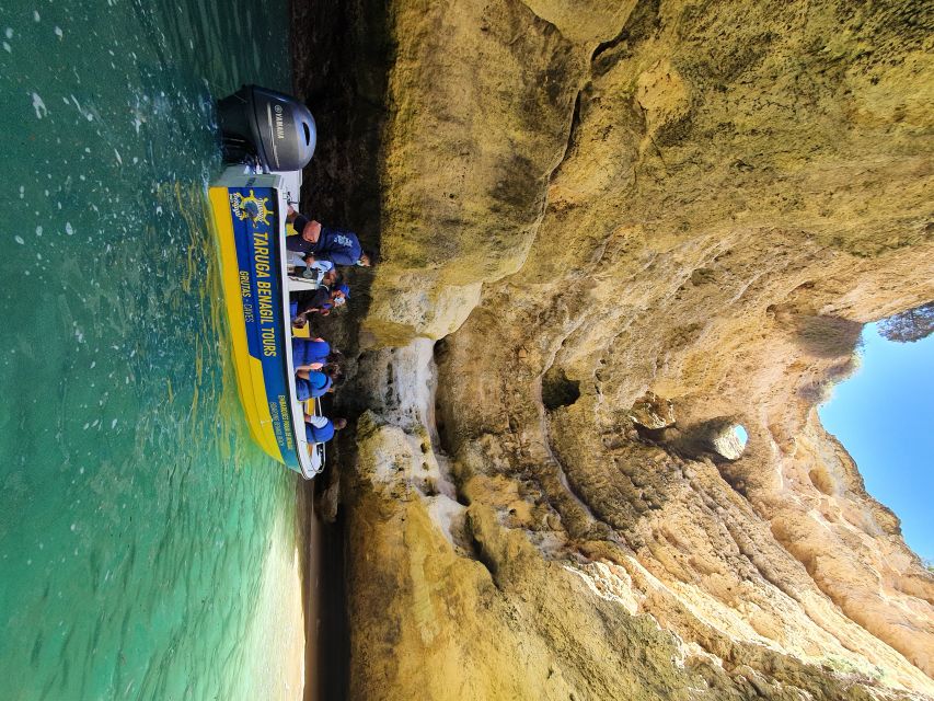 From Benagil: Coast Boat Tour with Benagil Cave - The crew makes it: guides and captains who handle the narrow stuff