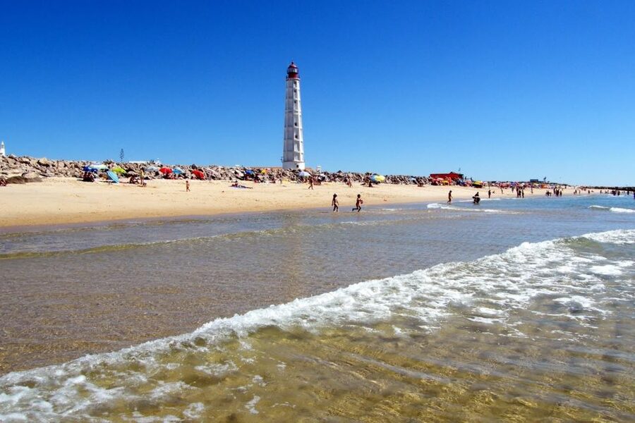 From Faro: 4 Stops, 3 Islands in Ria Formosa Catamaran Tour - Stop 2: Ilha do Farol and the lighthouse area