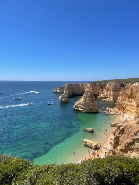 From Faro: Benagil, Algar Seco, 7 Hanging Valleys, & Marinha - Who runs the day matters, and it shows