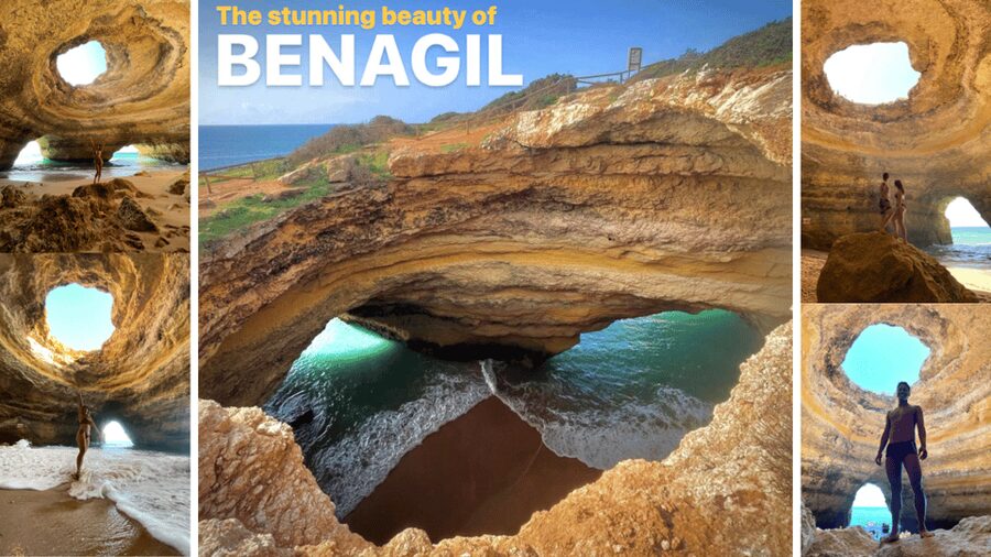 From Faro: Benagil, Marinha, 7 Valleys, Algar Seco Adventure - Algar Seco Caves: Limestone Galleries, Fossils, and Secret Spots