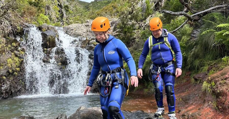 From Funchal: Madeira Island Canyoning for Beginners - From Funchal to Camacha: the van ride and the first warm-up