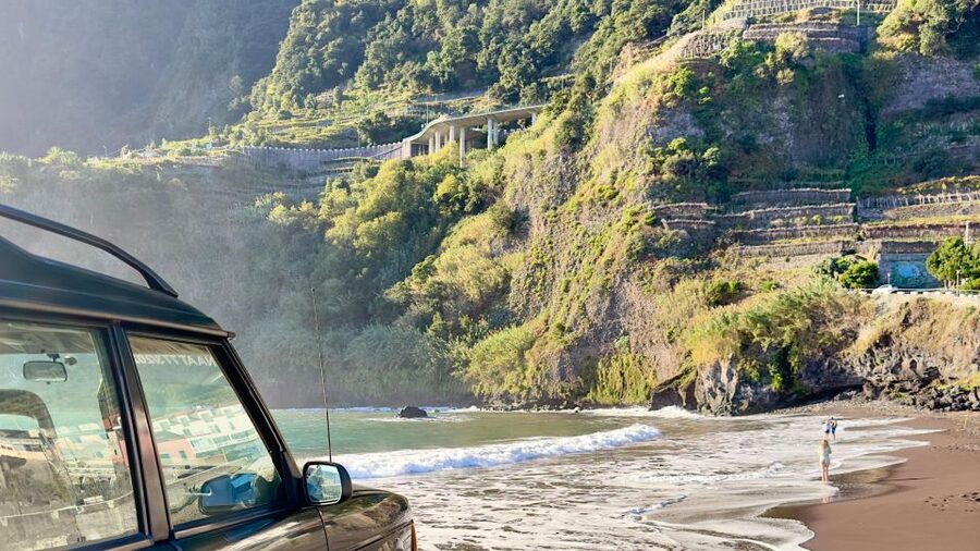 From Funchal:West Madeira Open-roof 4x4 Day Tour with Pickup - Porto Moniz natural saltwater pools: the best reason to build this day