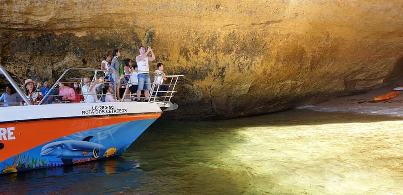 From Lagos: Benagil Caves Catamaran Cruise - Cruising Past Carvoeiro, Paradise, and Pintadinho