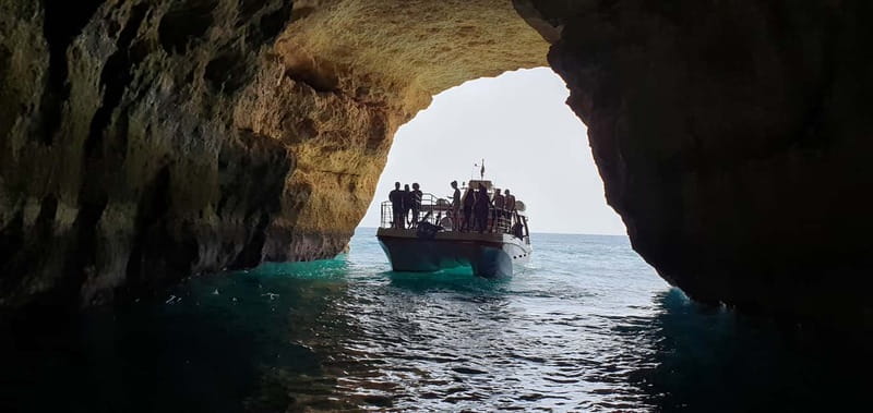 From Lagos: Benagil Caves Catamaran Cruise - Benagil Sea Cave: Getting the Best Angle, Then the Inside Reality