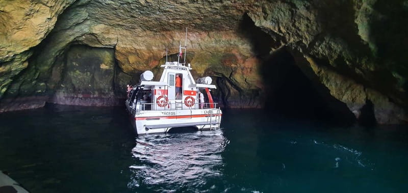 From Lagos: Benagil Caves Catamaran Cruise - The Swim Stop Near Benagil, When Conditions Let You