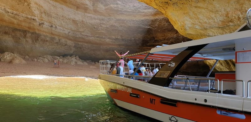 From Lagos: Benagil Caves Catamaran Cruise - The VIP Meeting Point at Days of Adventure in Lagos (Know It Fast)