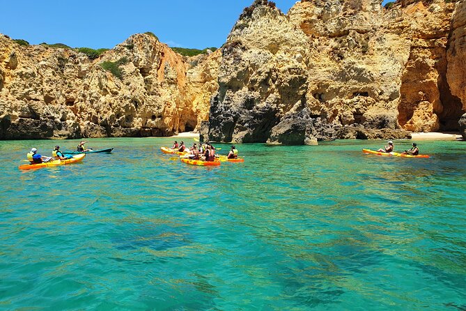 From Lagos: Kayak Tour of Ponta da Piedade Caves on Catamaran - The best part after paddling: swim time and that end-of-tour cruise