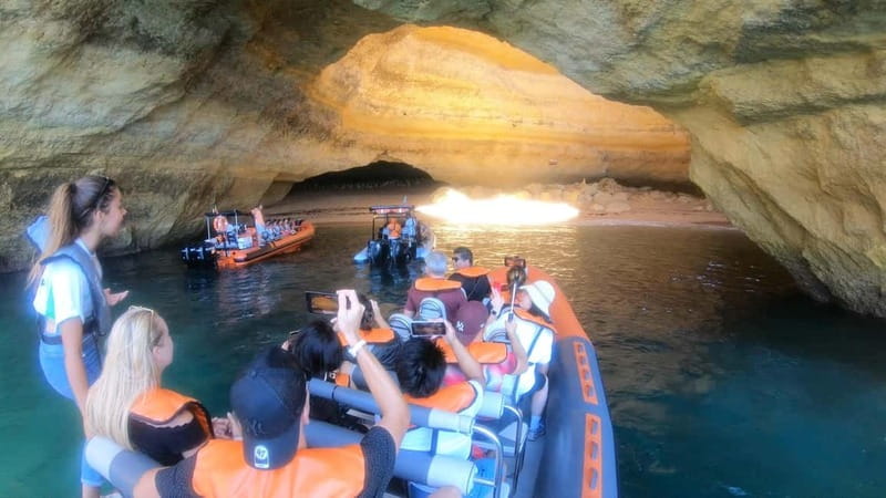 From Lagos: Scenic Cruise to the Benagil and Carvoeiro Caves - Algarve coast from the water: Alvor, Portimão, and Carvoeiro in one run