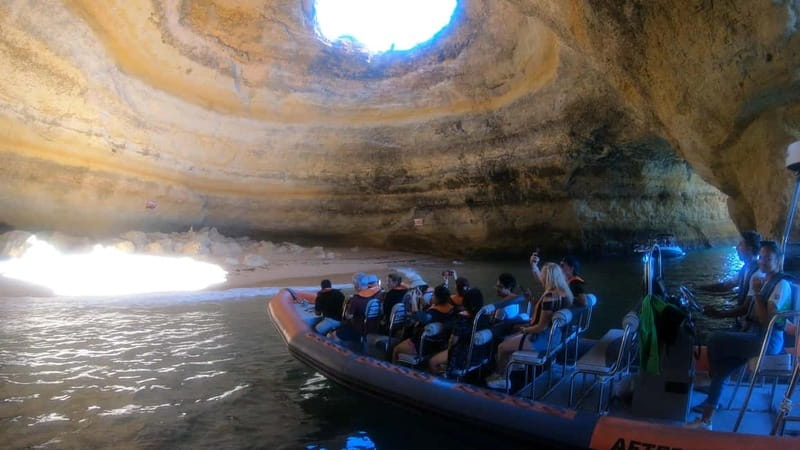 From Lagos: Scenic Cruise to the Benagil and Carvoeiro Caves - Algar de Benagil: that skylight moment, plus the world-famous photo