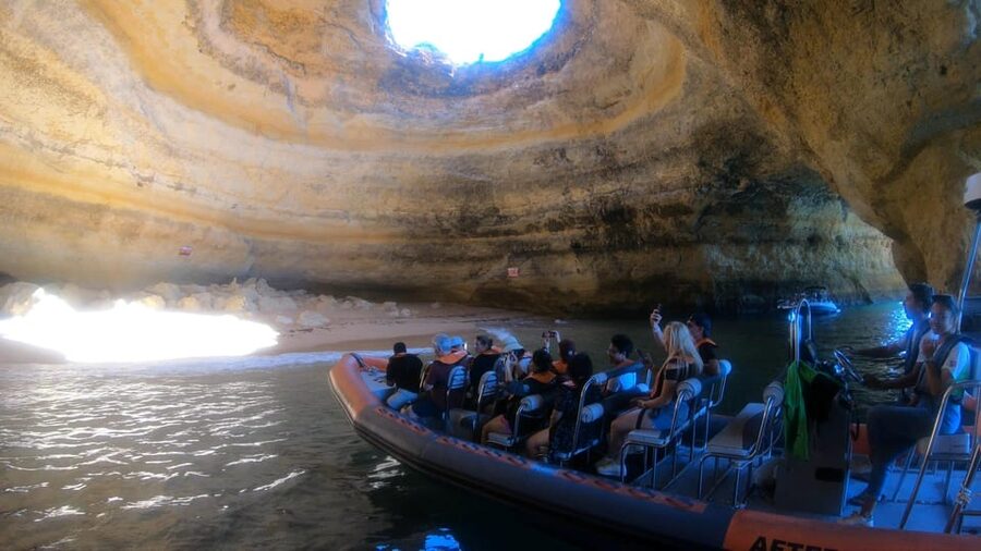 From Lagos: Scenic Cruise to the Benagil and Carvoeiro Caves - Guides and safety: Hugo, Angelo, Rafael, and Luis set the tone