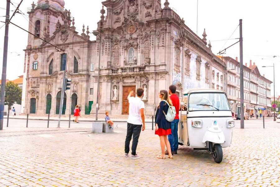 From Leixões: Private Porto Historic Center Tuk Tuk Tour - Cordoaria’s Garden, Key Landmarks, and the Clérigos Tower View