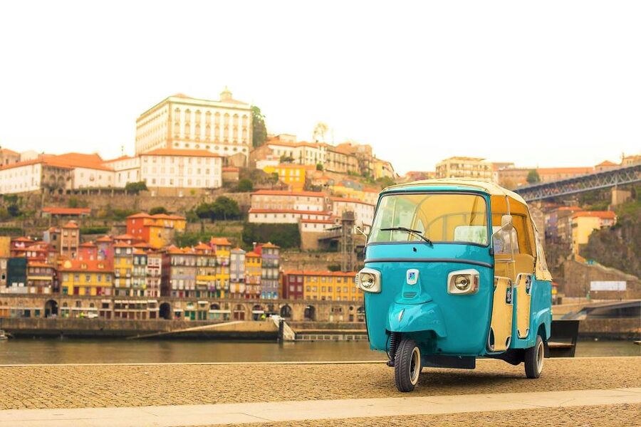 From Leixões: Private Porto Historic Center Tuk Tuk Tour - Praça do Infante, Palácio da Bolsa, São Francisco Church, and Ferreira Borges Market