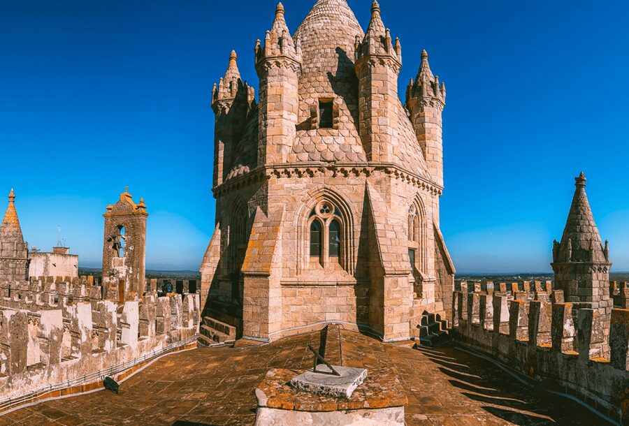 From Lisbon: Évora + Chapel of Bones + Monsaraz + Alentejo Wines - Chapel of Bones, Évora Cathedral Terrace, and the Temple of Diana