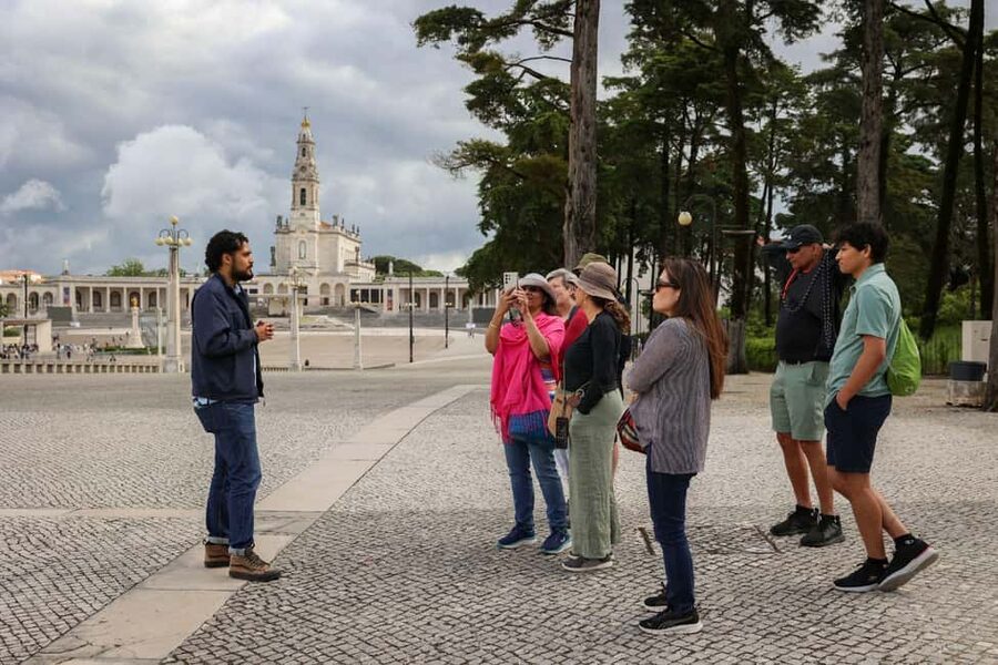 From Lisbon: Fátima, Óbidos, and Nazaré Small Group Day Tour - Fátima Sanctuary: Guided Meaning, Then Personal Space