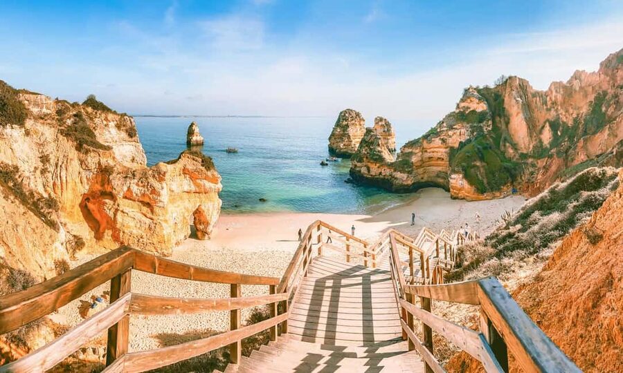 From Lisbon: Private Day Trip to Algarve with Hotel Pick Up - Lagos: lunch, free time, and a walled old town reset