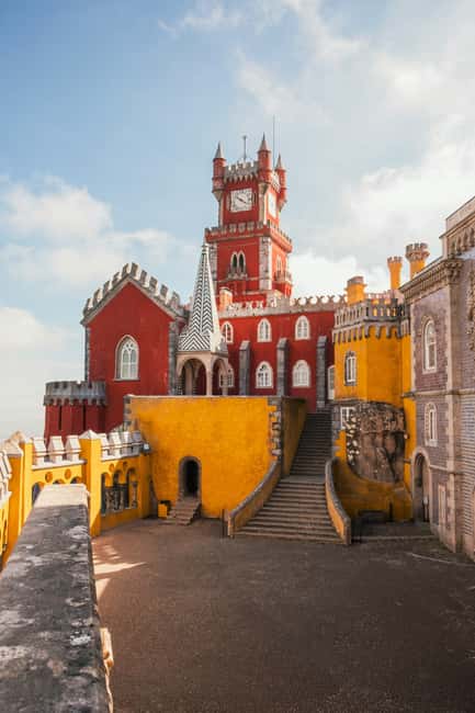 From Lisbon: Sintra Half-Day Tour with Pena Palace Tickets - Pena Palace, skip-the-line entry and a guide who tells the stories