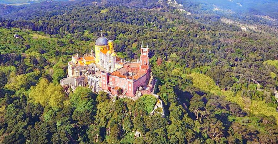 From Lisbon: Sintra Pena Palace Cascais 8-People Group Tour - Cabo da Roca: the westernmost point of continental Europe