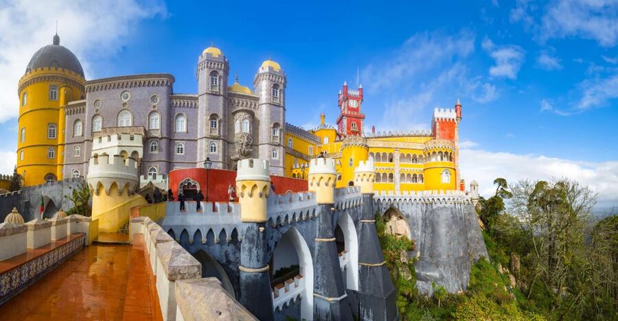 From Lisbon: Sintra Tour - Pena, Regaleira & Monserrate - Pena Palace: The Fairytale Royal Summer Home