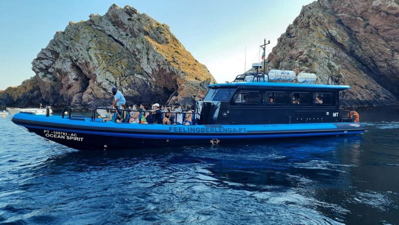 From Peniche: Round-Trip Boat Tour of Berlengas Archipelago - The boat ride across: catamaran or Zodiak, sea time, and motion reality