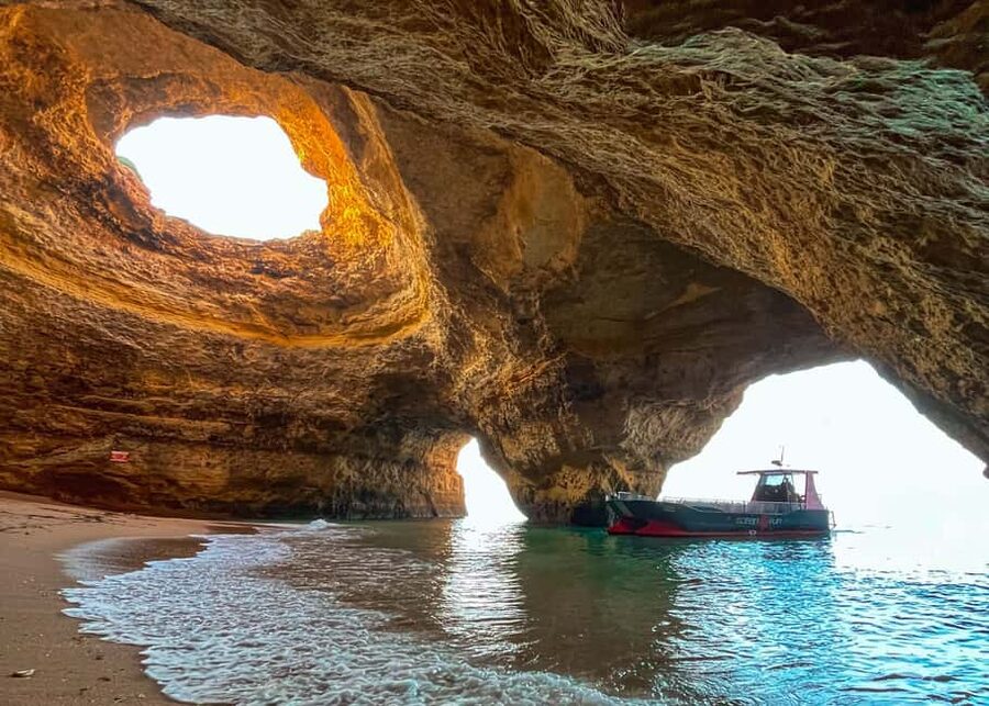 From Portimão: 2-Hour Catamaran Tour to Benagil Caves - Benagil Cave and the photo rush, done the right way