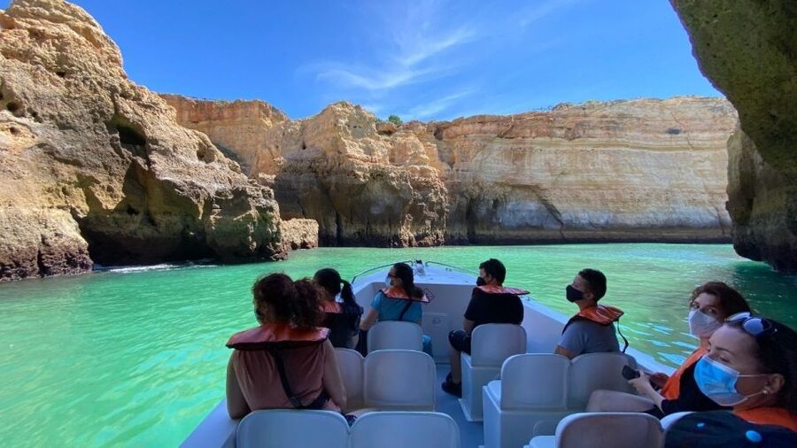 From Portimão: Algar de Benagil and Sea Caves Boat Tour - From Royal Nautic: Portimão’s best start on the Arade