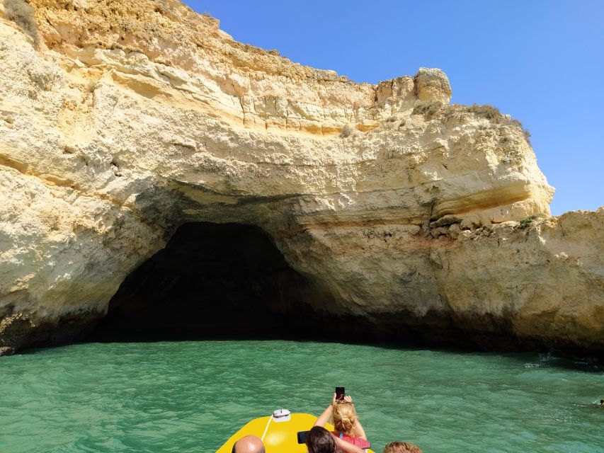 From Vilamoura: 2.5-Hour Benagil Cave and Dolphins Boat Tour - Coastline cruising and cave photo stops that feel worth the trip