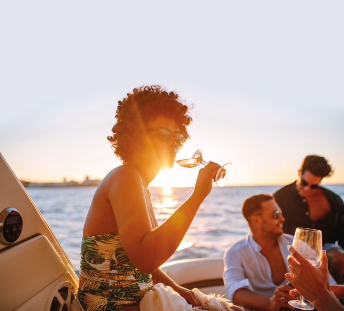 From Vilamoura: Sunset Catamaran Experience - The Crew’s Live Commentary: History, Culture, and How to Look Better