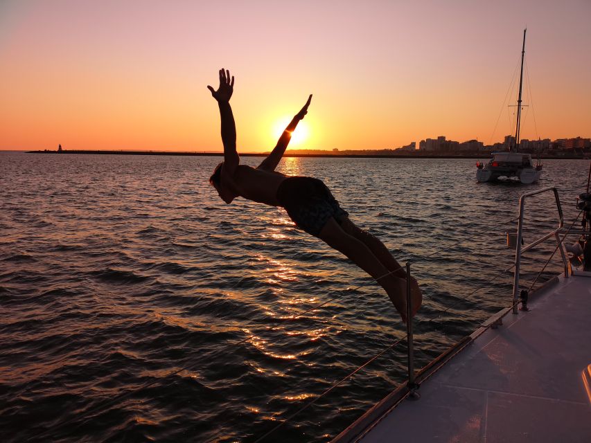 From Vilamoura: Sunset Tour on a Luxury Sailing Yacht - Aperitifs, music, and the onboard bar rules