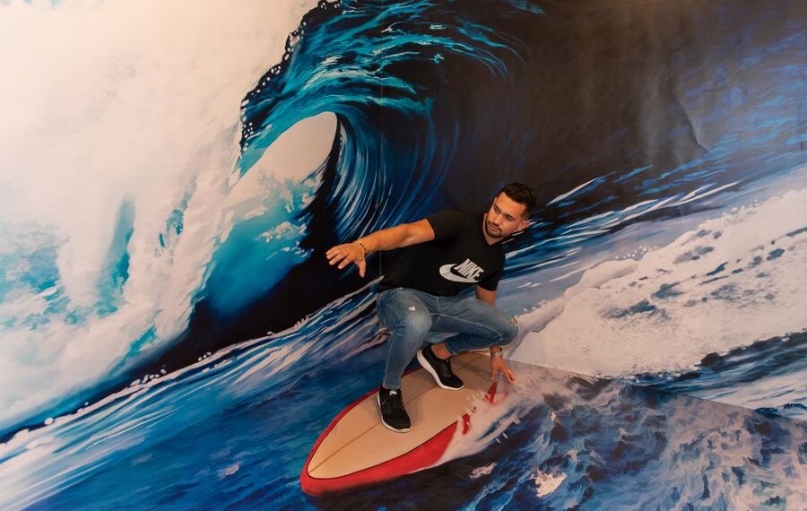 Funchal: 3D Fun Art Museum - Art Meets Play: The Creation of Adam Wine Moment