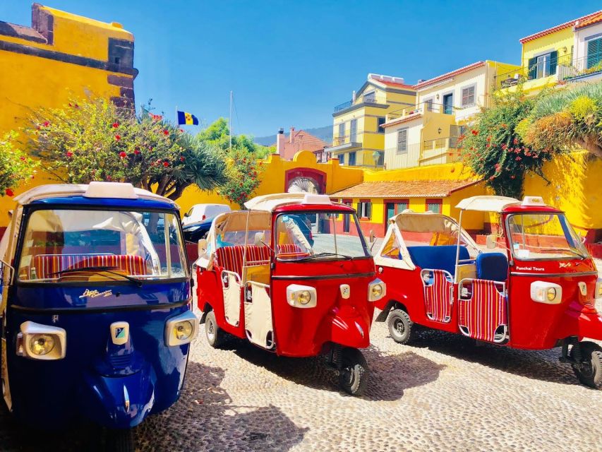 Funchal: Guided City Tuk-Tuk Tour - City center landmarks: Zarco, Town Hall, cathedral area