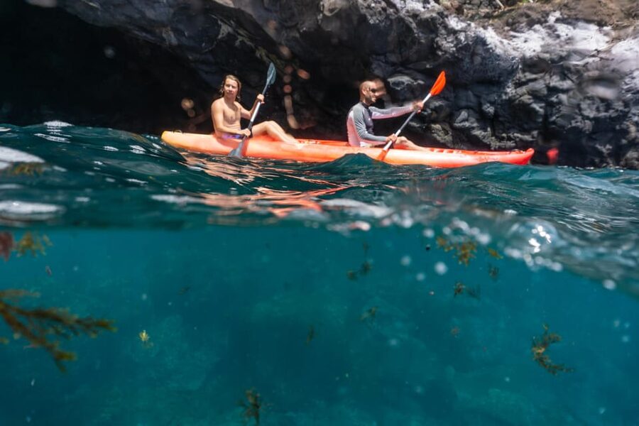 Funchal: KAYAK Rental or Guided tour with snorkeling - Getting on the water: mooring setup means a quick swim
