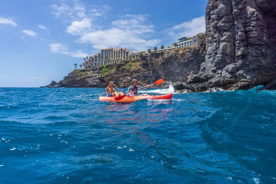 Funchal: KAYAK Rental or Guided tour with snorkeling - Snorkeling break: time in the water with provided gear
