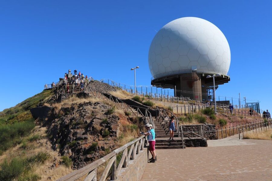 Funchal: Pico Arieiro, Cristo Rei and Dolphins Watching - Santa Cruz viewpoints: terraces, farming, and steep-slope reality
