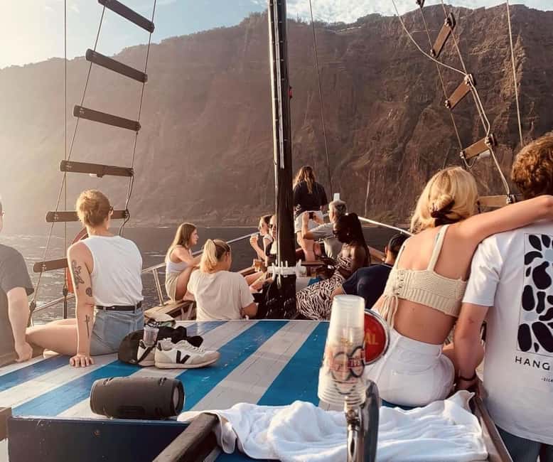 Funchal: Sunset Tour on Traditional Madeiran Boat w/ Drinks - Cabo Girão Cliff: the star moment, with a real reason to get in the water