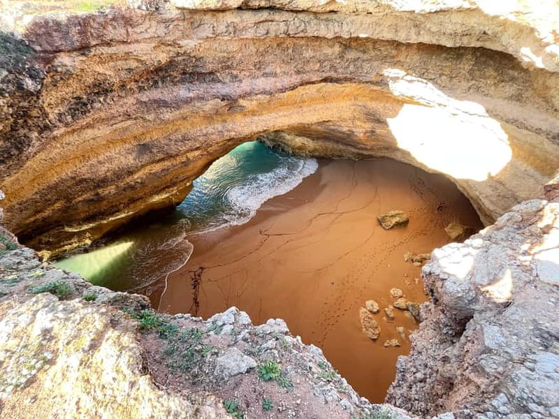 Guided hiking tour on the Seven Hanging Valleys Trail - Meeting at Praia da Marinha, where the walk begins