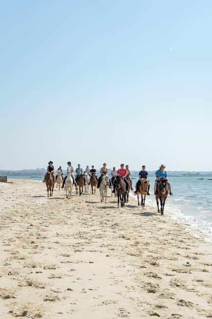 Horseback Riding Through The Beach GROUP - PDT - What Makes a Tagus River Beach Ride Different From a Typical Tour