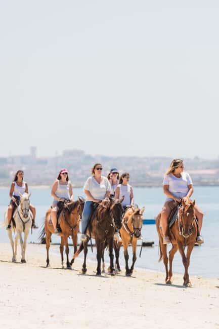 Horseback Riding Through The Beach GROUP - PDT - Getting Oriented at Patio do Tejo, Rua 1º de Maio