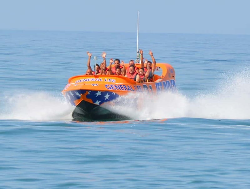 Jet Boat Experience in Vilamoura - Guides, video equipment, and the wet reality