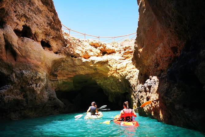 Kayak Benagil Cave with 1st kayak tour company - Benagil Cave stop: pictures, time on the water, and step-out rules