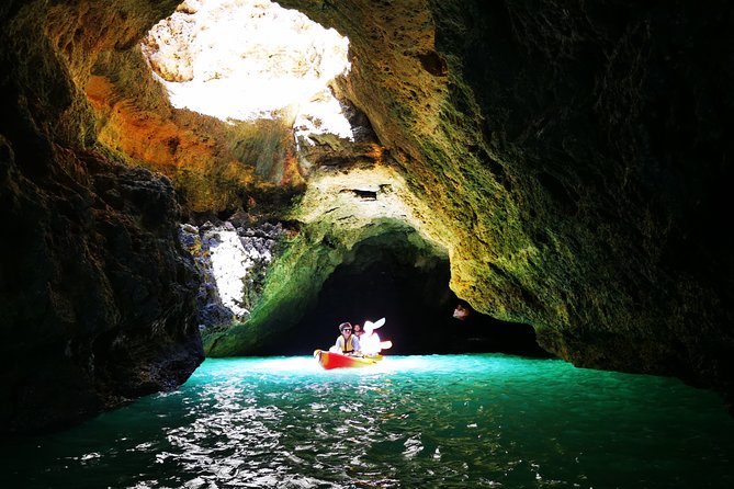 Kayak Benagil Cave with 1st kayak tour company - The beyond-Benagil loop: Corredoura, Cão Raivoso, and Gruta dos algarinhos