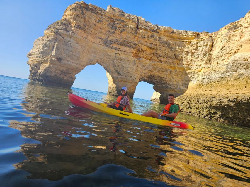 Lagoa: Benagil Cave and Marinha Beach Guided Kayaking Tour - Key things to know before you paddle