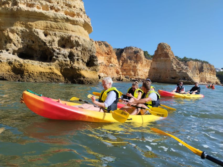 Lagoa: Benagil Cave and Marinha Beach Guided Kayaking Tour - Gear, timing, and what you need for a comfy paddle