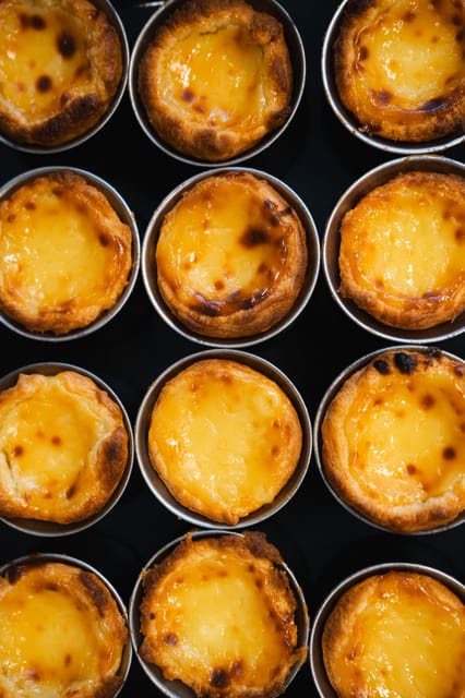 Lagos: Bake Pastel de Nata – Class in Lagos, Algarve - What you actually make: custard, puff pastry, assembly, baking