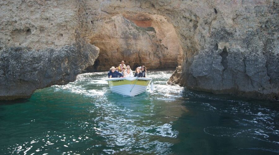 Lagos: Boat Cruise to Ponta da Piedade - The Final 10 Minutes Afloat: When the Boat Turns the Trip Into Fun